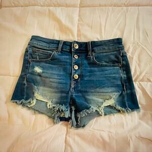Women’s American Eagle Distressed Super Stretch Shorts Size 2